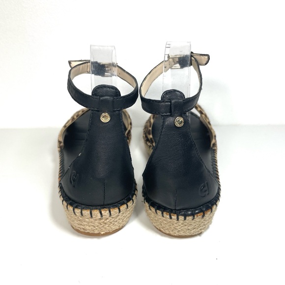 Cole Haan Cloudfeel Leather Espadrilles Sandals Cheetah Print Sz 7B -8 R… - Picture 9 of 14